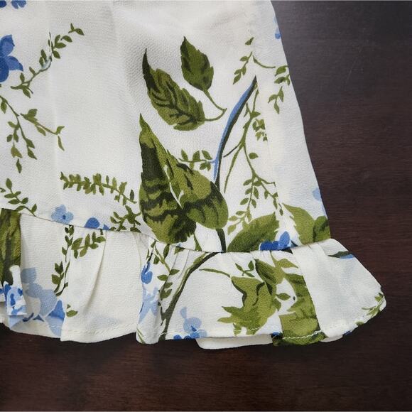 Reformation Mya Riviera Floral Mini Dress Size 10 - Picture 7 of 9